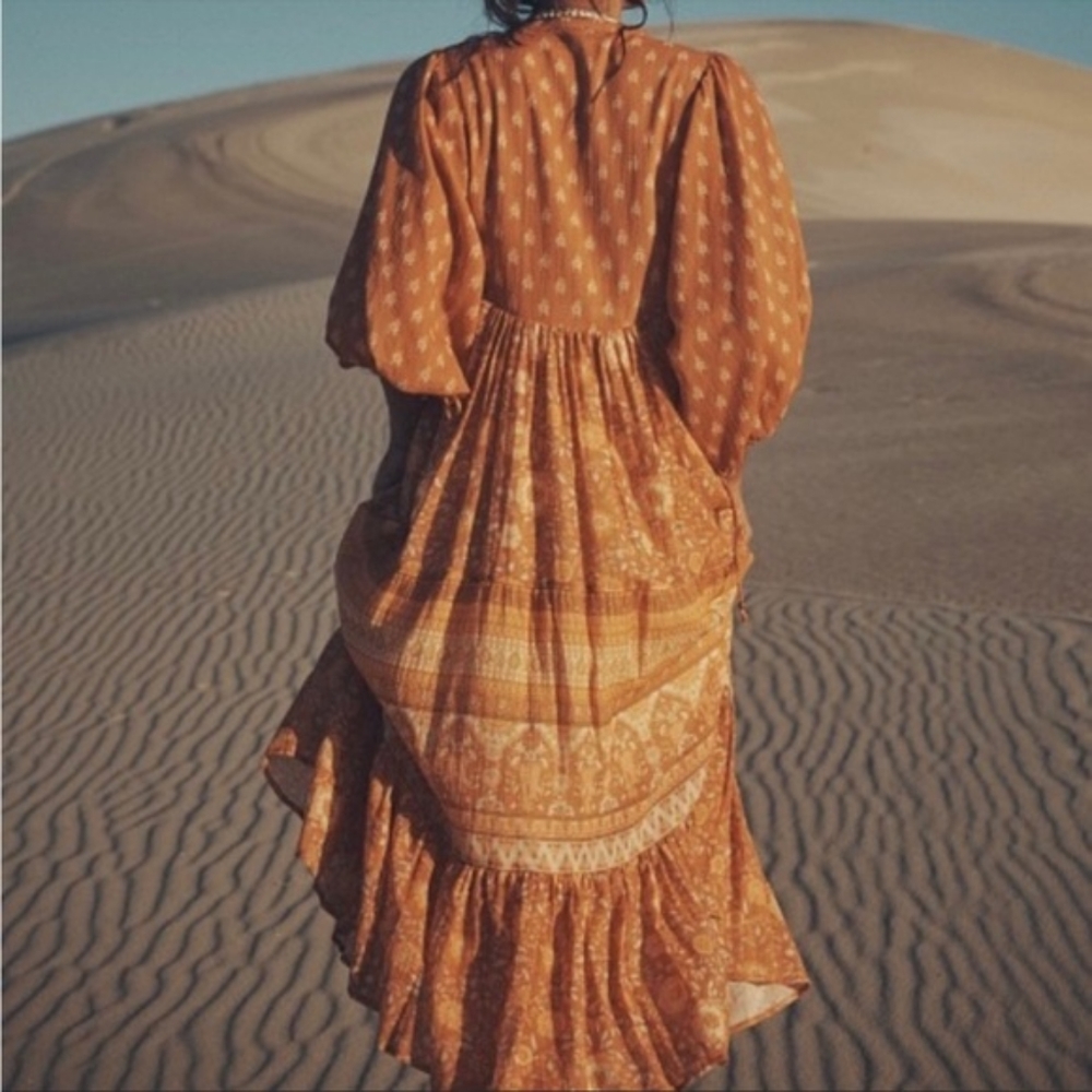 Spell Utopia Gown in Cinnamon